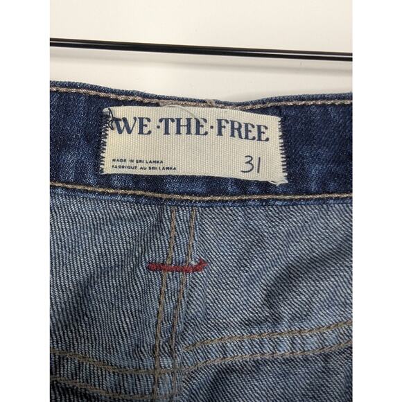 Free People We The Free Slim Shade Selvedge Jeans in Deep Indigo - Picture 11 of 13